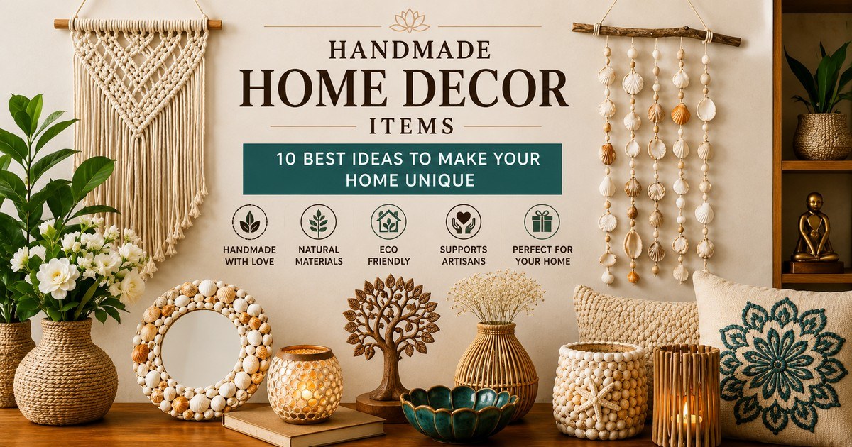 Handmade Home Decor Items: 10 Best Ideas to Make Your Home Unique