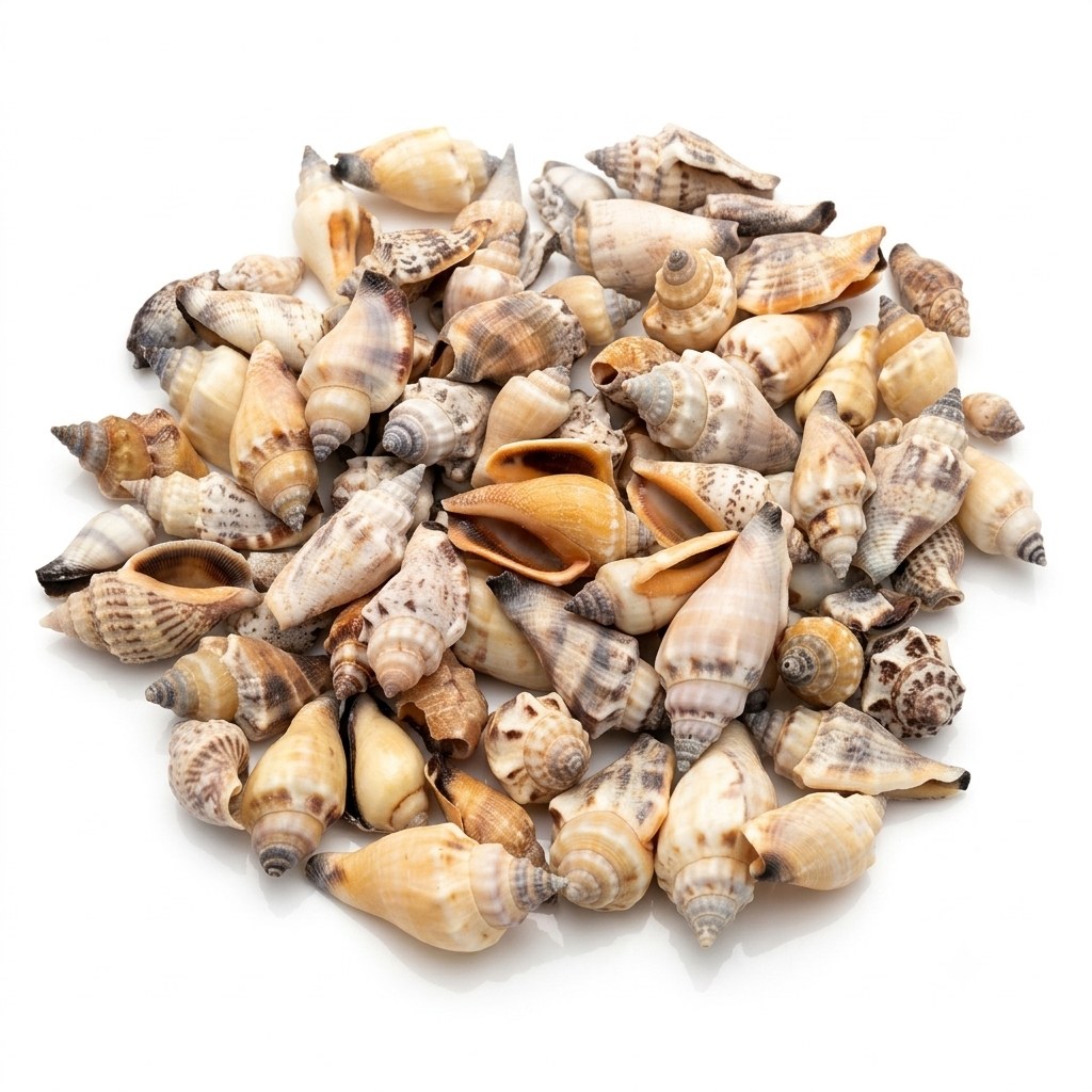 Baby Conch Shells - Decorative Shells for Aquarium, Vase Filler & DIY Craft (100g Pack)